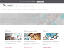 Tablet Screenshot of cresset-group.com